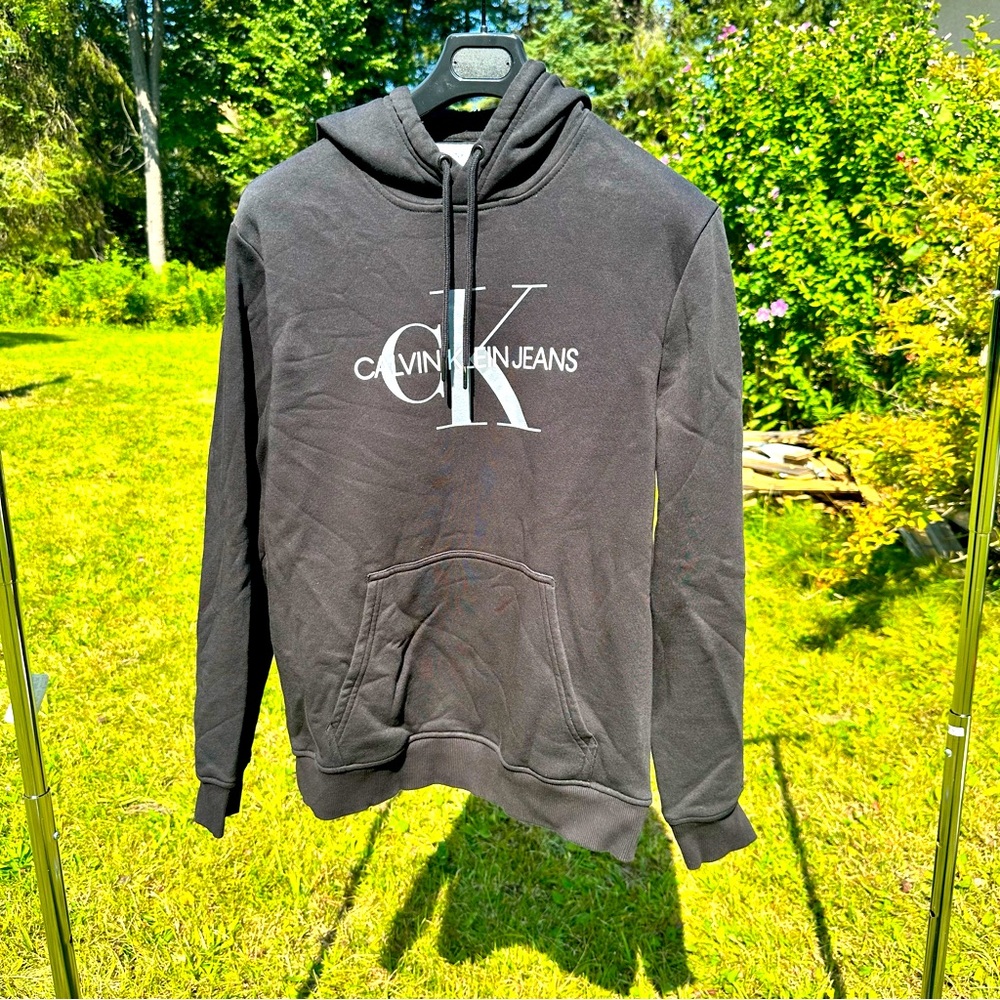 Calvin Klein Monogram Logo Fleece Hoodie